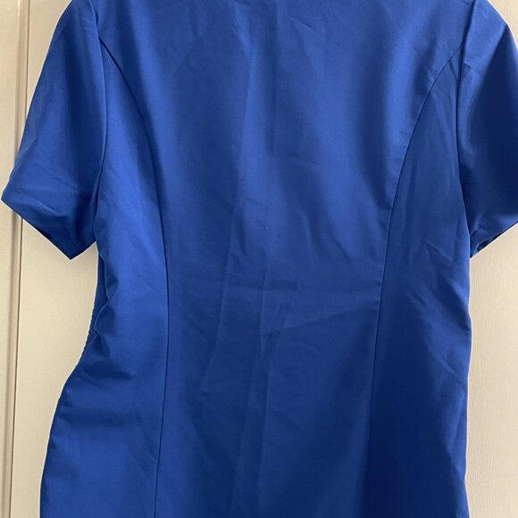 Happily Scrubbed blue scrub top - Picture 4 of 8
